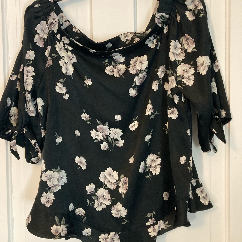 Olivia Grey brand off the shoulder blouse